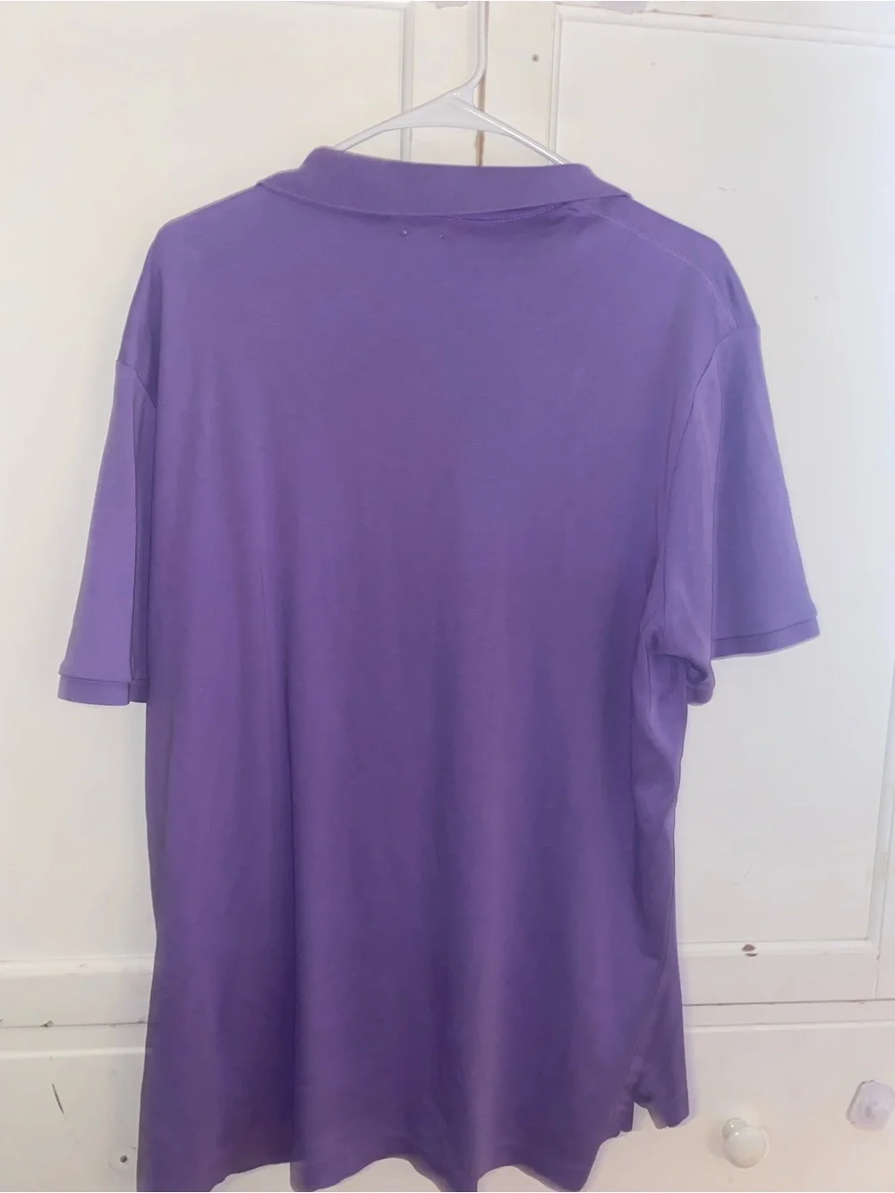 Ralph Lauren Purple Short-Sleeve Polo with Embroidered Pony